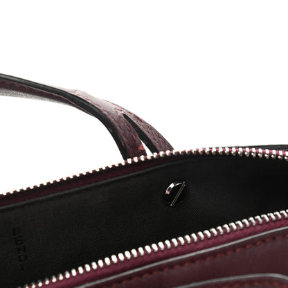 Fendi Vitello Dolce Flowerland Studded Medium By The Way Boston Bag Bordeaux Multicolor 9 of 12