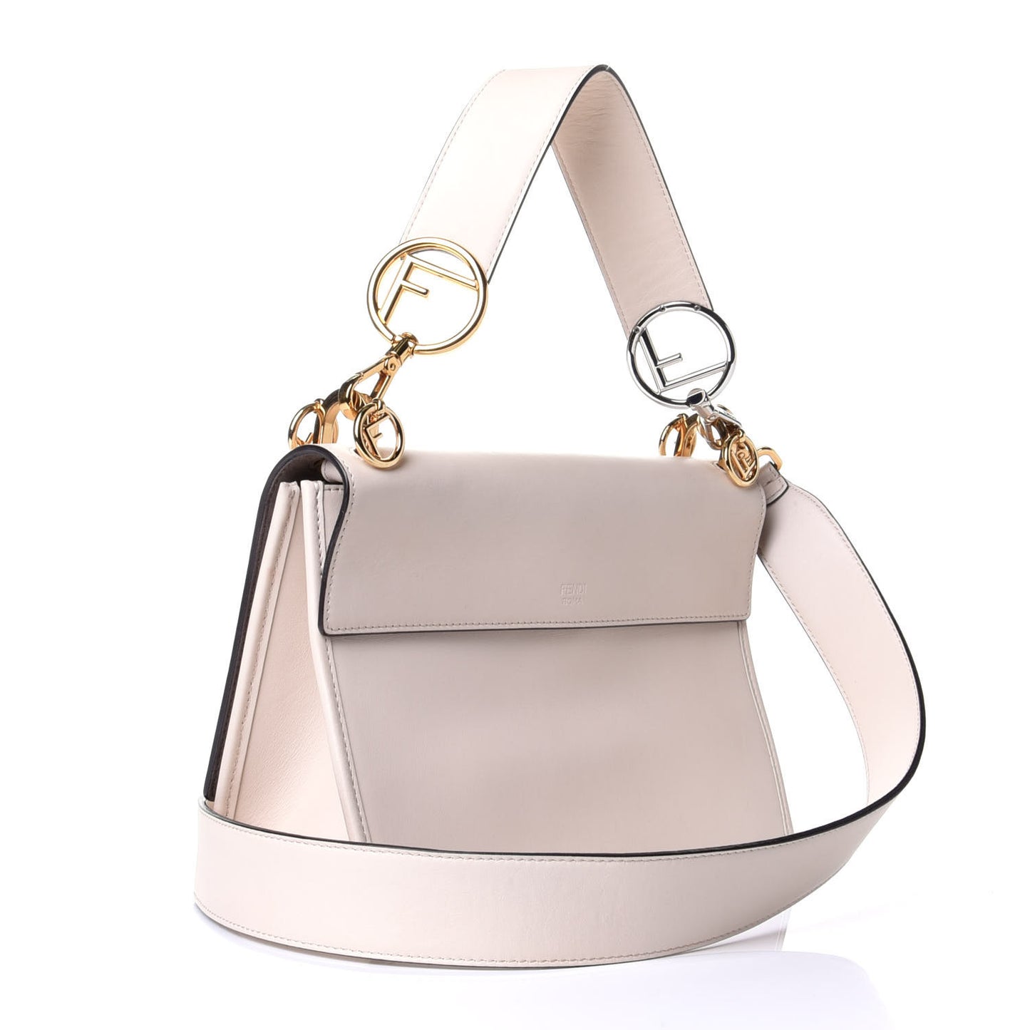 Vitello Century Opaco F is Fendi Kan I Shoulder Bag Camelia