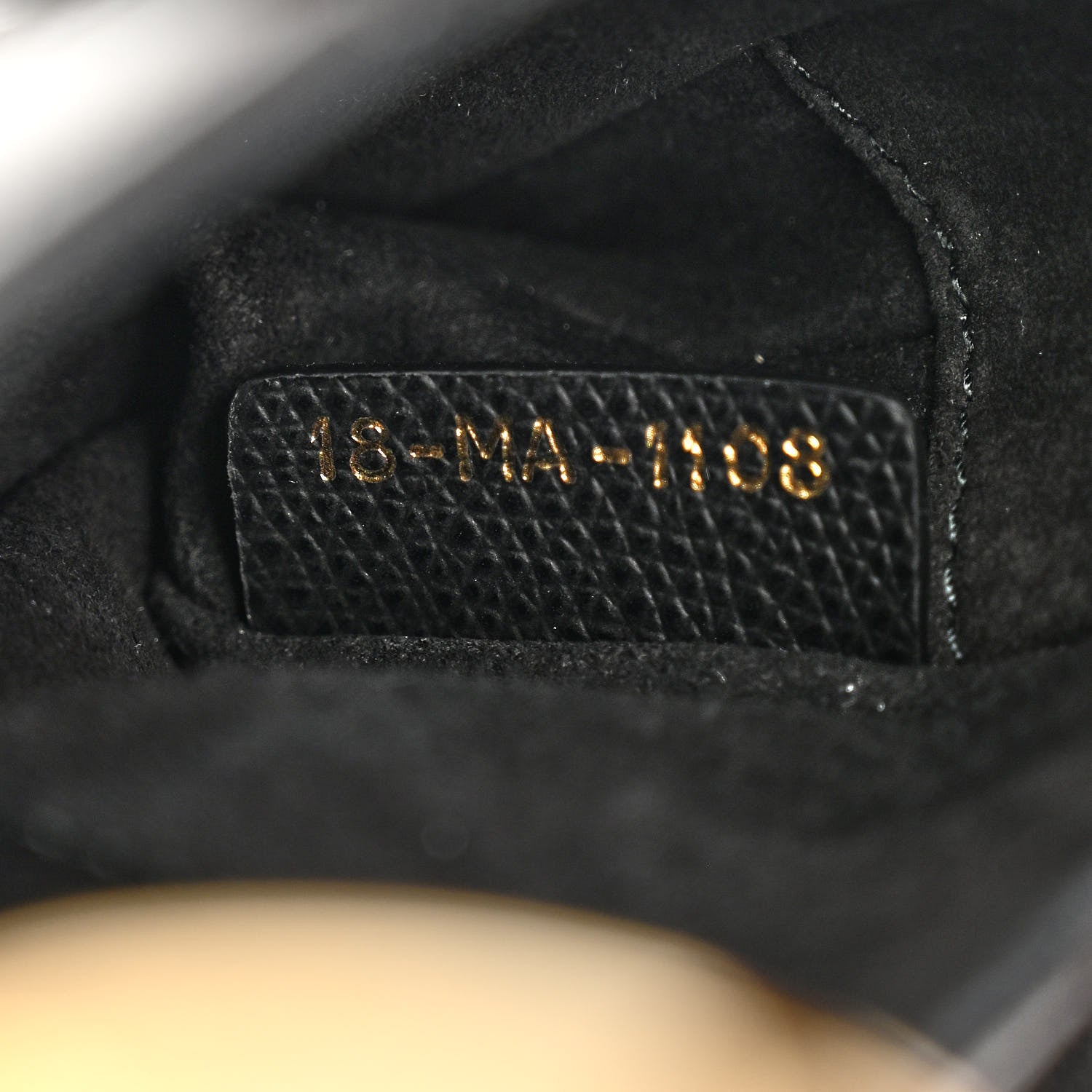 Christian Dior Grained Calfskin Mini Saddle Bag Black 7 of 11