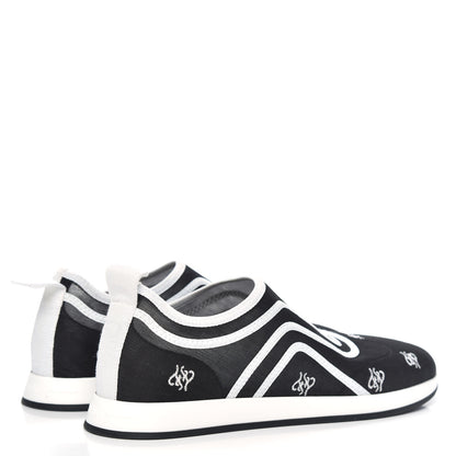 Fendi Mesh FF Karligraphy Slip On Sneakers 39 Black 4 of 7