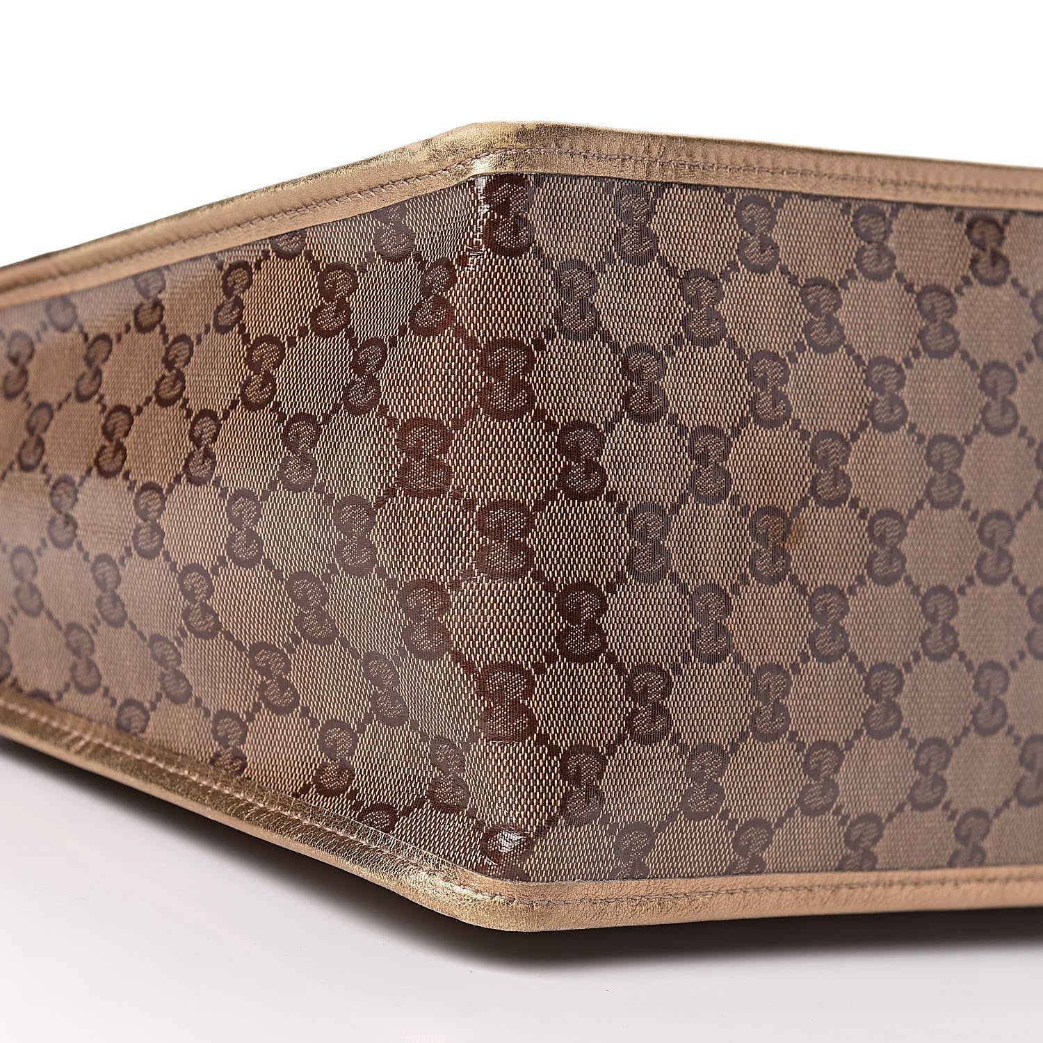Gucci Crystal Monogram Medium Joy Tote Bag Gold 10 of 12
