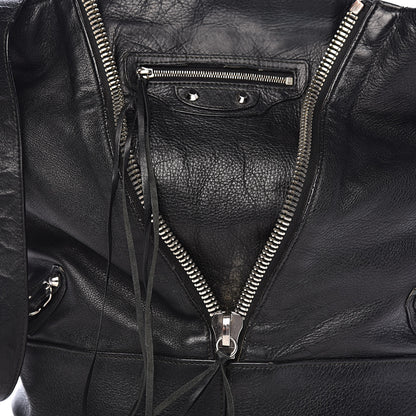 Balenciaga Veau Papier Classic Hardware Drop Bucket Bag Black 11 of 11