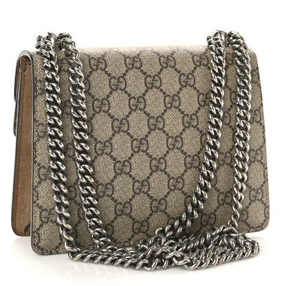 Gucci GG Supreme Monogram Mini Dionysus Shoulder Bag Taupe 3 of 12