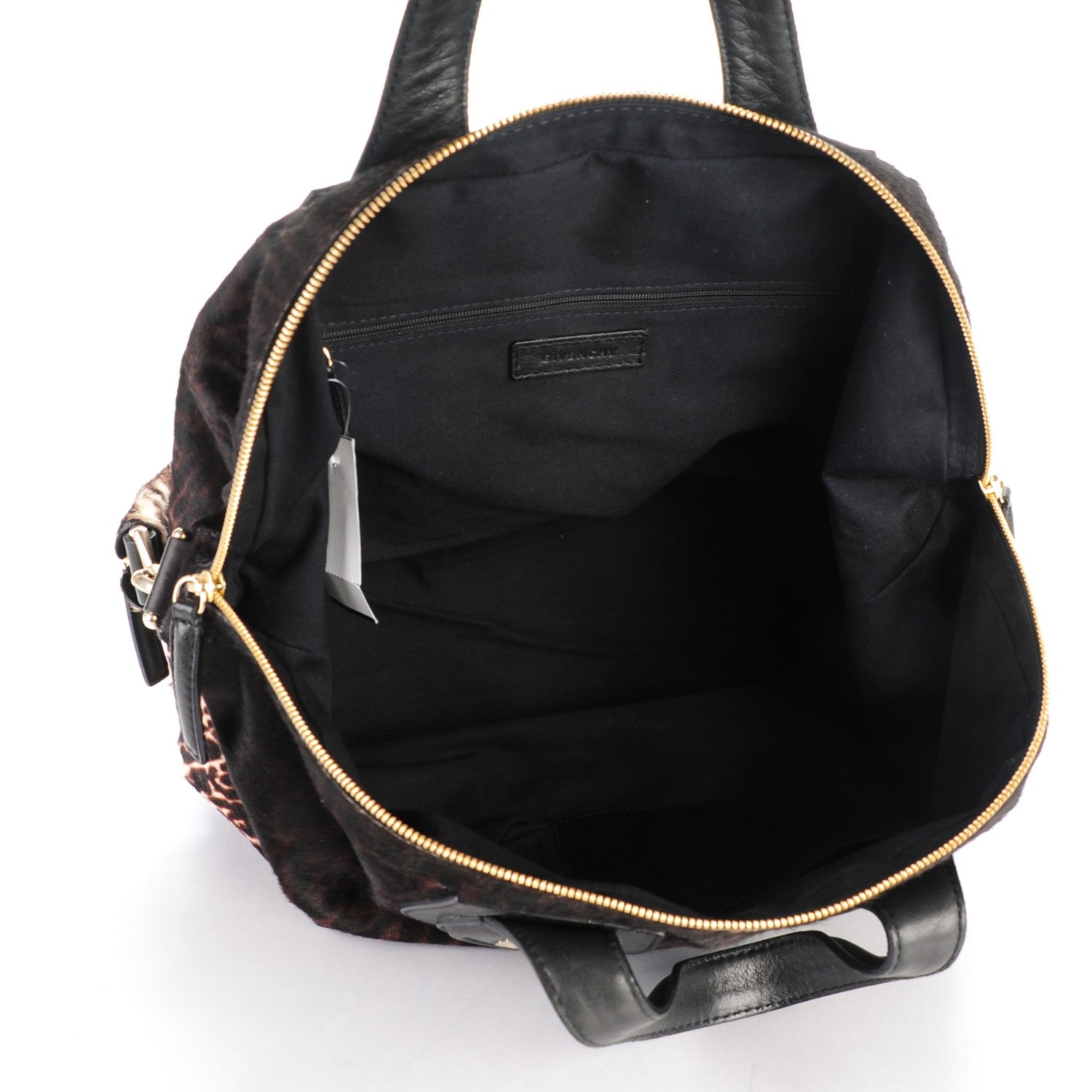 Givenchy Calf Hair Leopard Print Medium Nightingale Black 5 of 7
