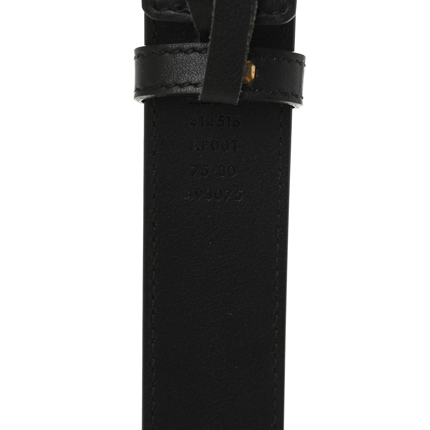 Calfskin Double G 30mm Belt 75 30 Black