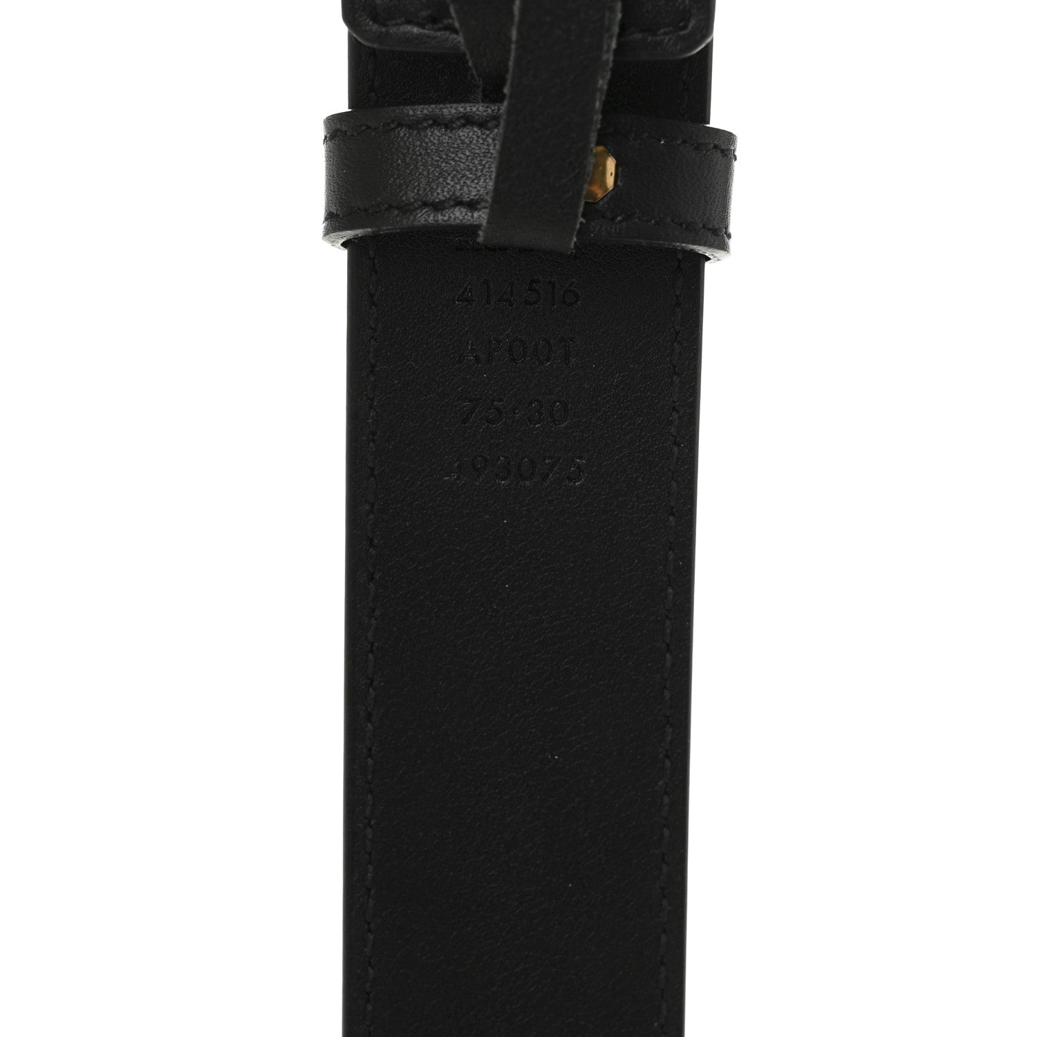 Gucci Calfskin Double G 30mm Belt 75 30 Black 3 of 6