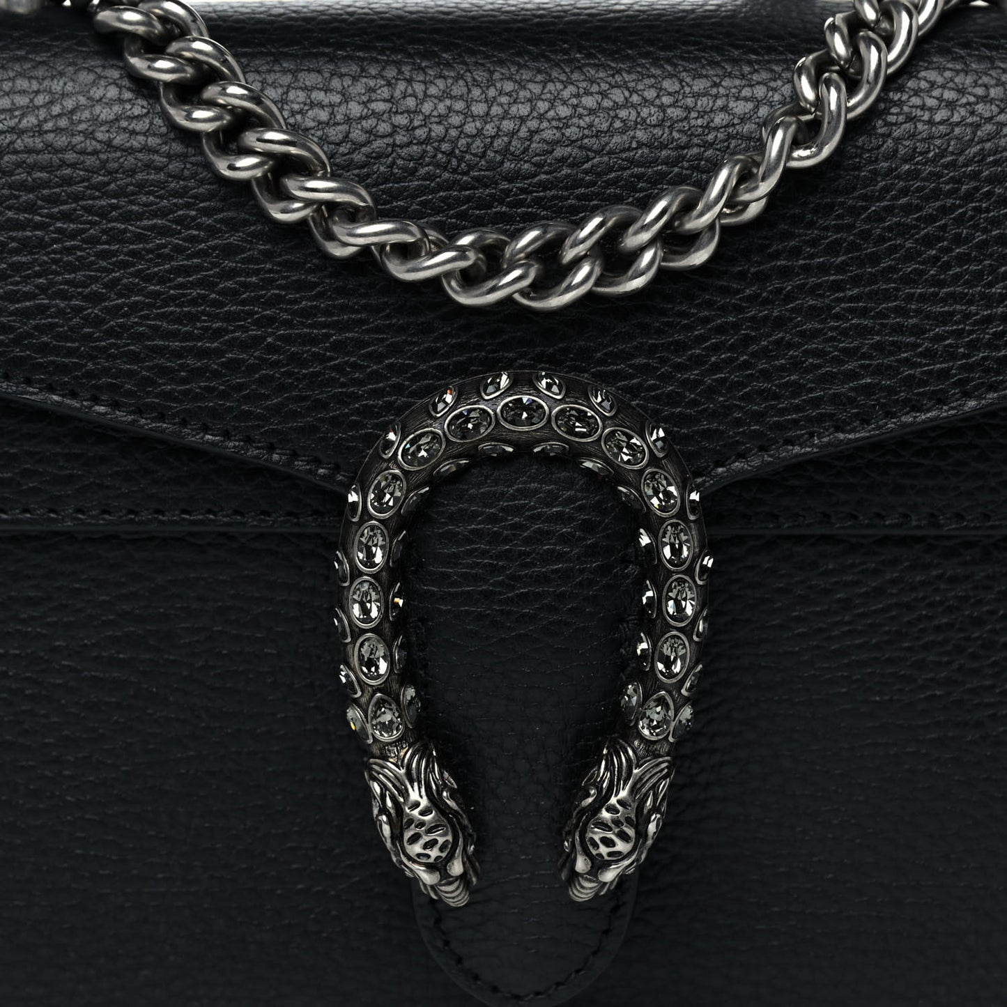 Calfskin Mini Dionysus Shoulder Bag Black