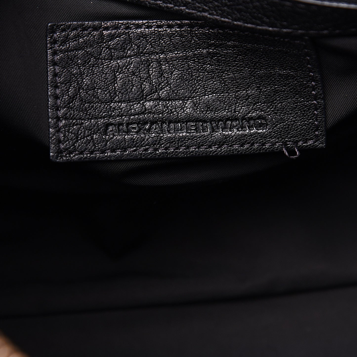 Pebbled Lambskin Rockie Black Rose Gold Hardware