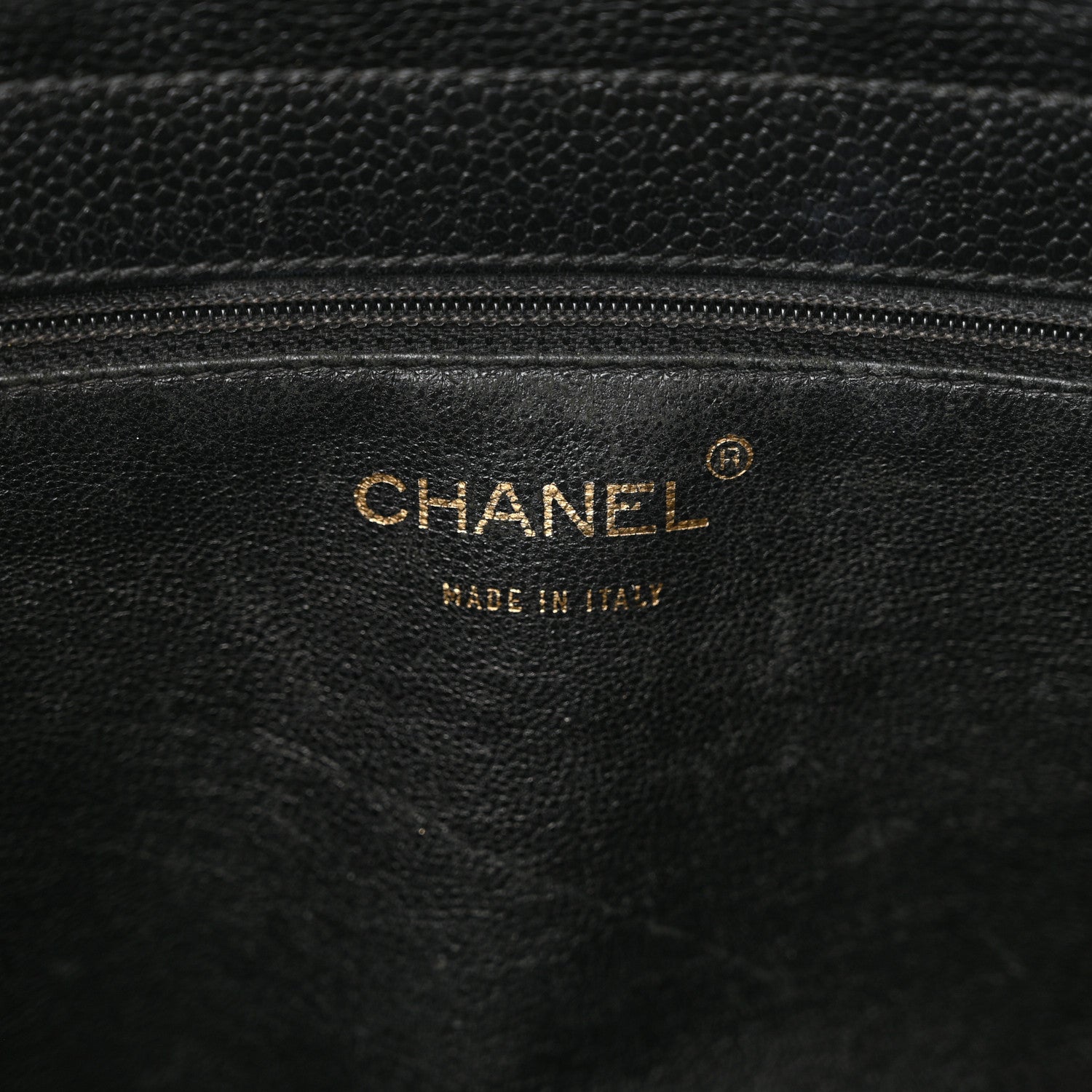 Chanel Caviar Quilted Shopping Tote Black 6 of 17