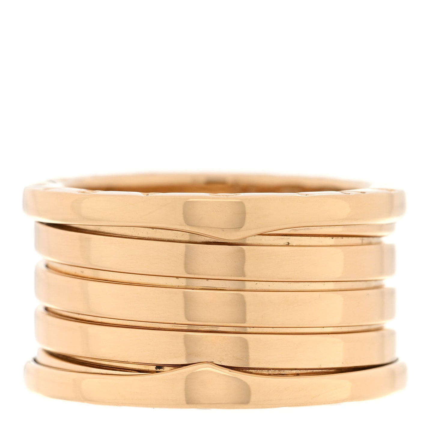 18K Yellow Gold B.Zero1 Four-Band Ring 56 7.75