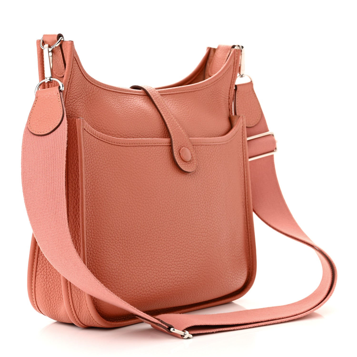 Hermes Taurillon Clemence Evelyne III PM Crevette 3 of 10