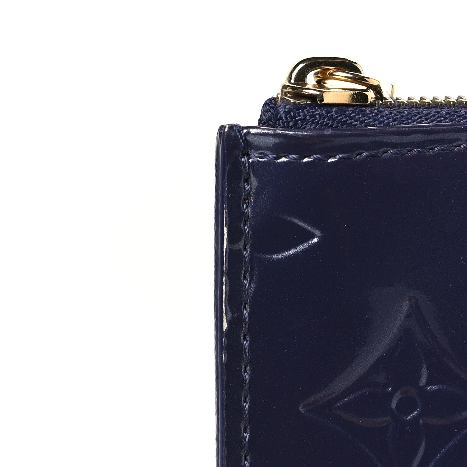 Louis Vuitton Vernis Pochette Key Pouch Indigo 8 of 8