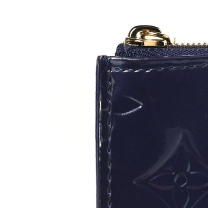 Louis Vuitton Vernis Pochette Key Pouch Indigo 8 of 8
