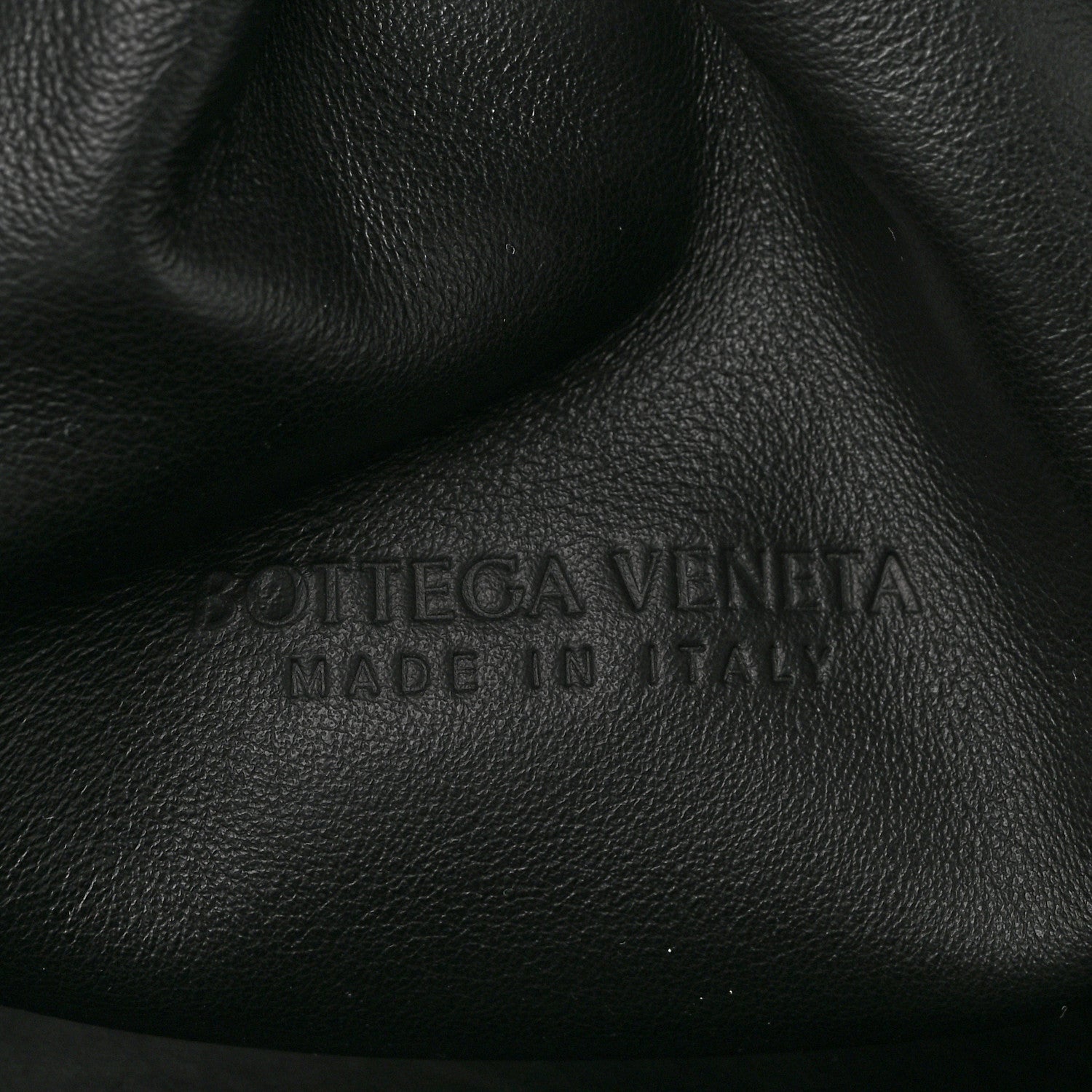 Bottega Veneta Metallic Bark Calfskin Embossed The Pouch Oversized Clutch Silver 6 of 10