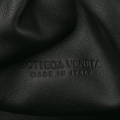 Bottega Veneta Metallic Bark Calfskin Embossed The Pouch Oversized Clutch Silver 6 of 10