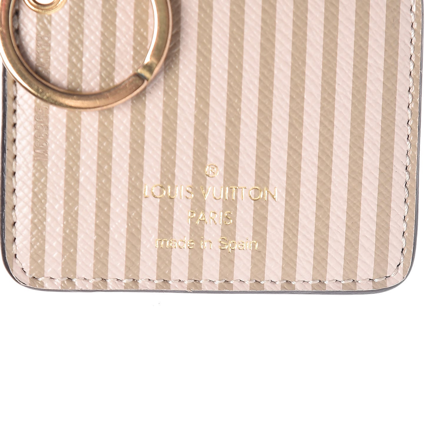 Damier Ebene Trunks and Locks Bag Charm