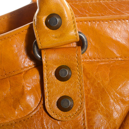 Balenciaga Chevre Classic Hardware Step Bag Marigold 10 of 11