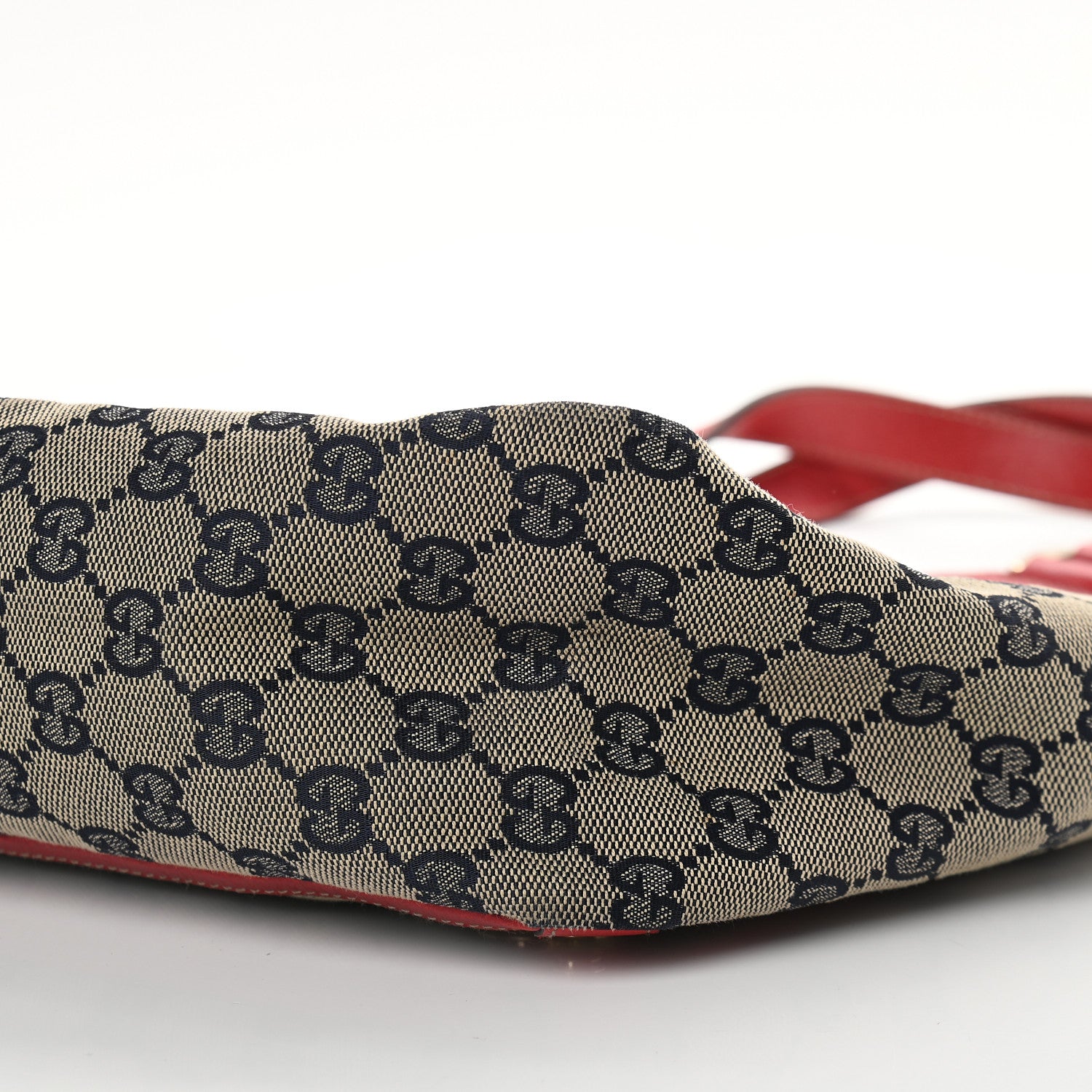 Gucci Monogram Small AbbeyTote Navy Red 6 of 9