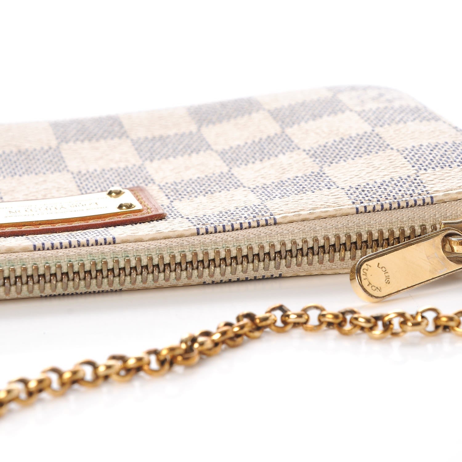 Louis Vuitton Damier Azur Pochette Milla MM 13 of 13