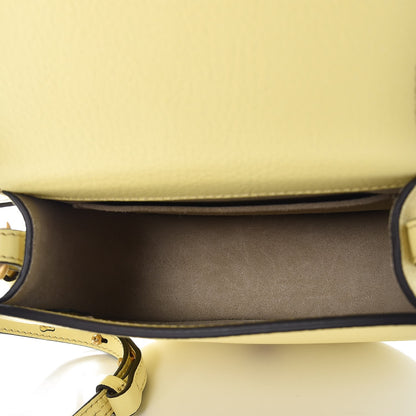 Chloe Calfskin Suede Small Nile Bracelet Bag Lemonade 5 of 7