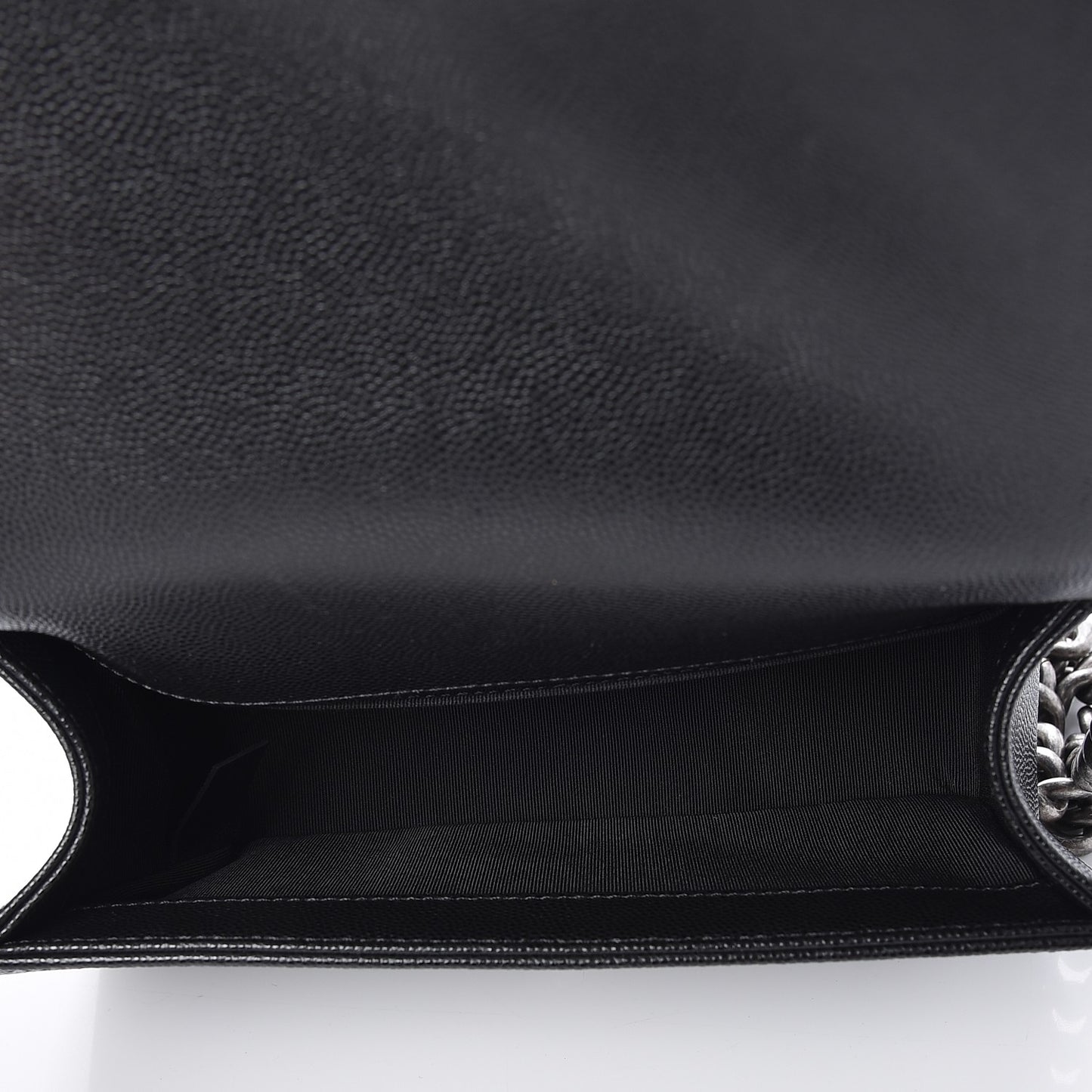 Caviar Quilted Small Boy Flap Black