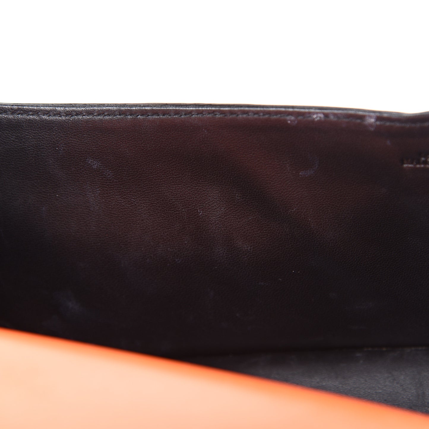 Calfskin Small Barcelona Shoulder Bag Orange