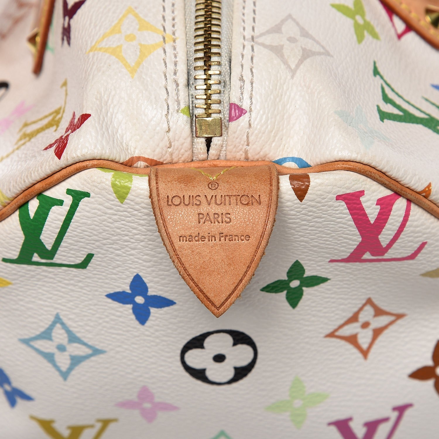 Louis Vuitton Monogram Multicolor Speedy 30 White 7 of 12
