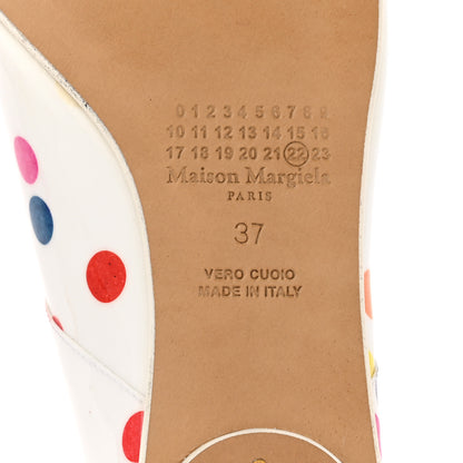 Maison Margiela Coated Canvas Confetti Printed New Ballerina Flats 37 White Multicolor 7 of 11