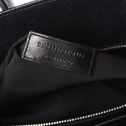 Saint Laurent Grained Calfskin Small Sac De Jour Black 9 of 9