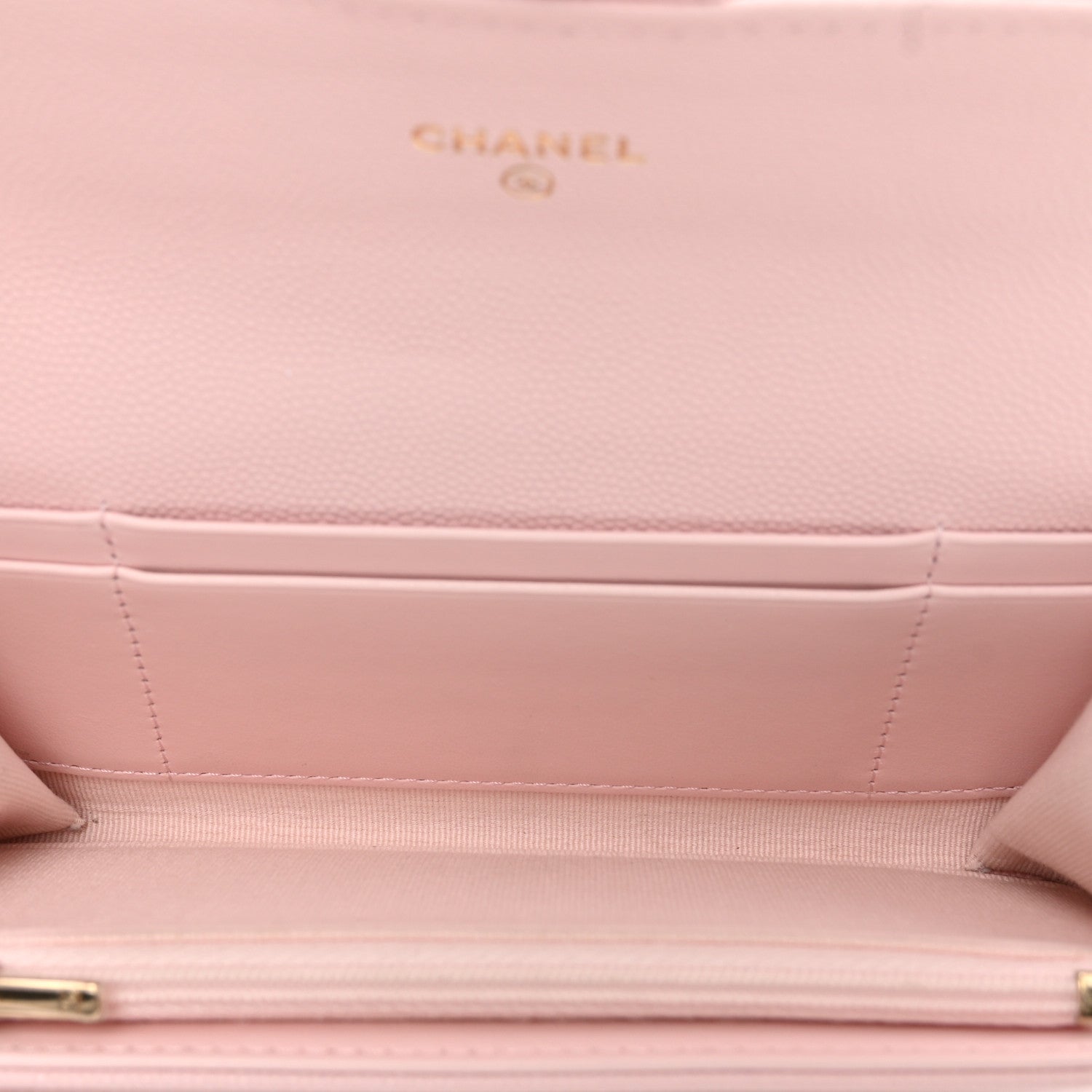Chanel Caviar Quilted Medium Flap Wallet Light Pink 5 of 9