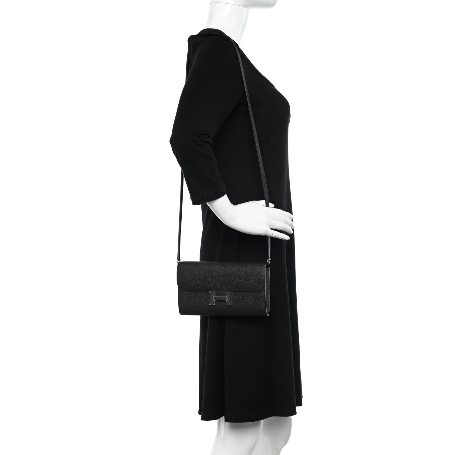 Hermes Epsom Constance Wallet To Go Black 2 of 11