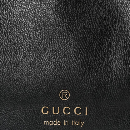 Gucci Calfskin Large Gifford Braided Handle Tote Black 8 of 10