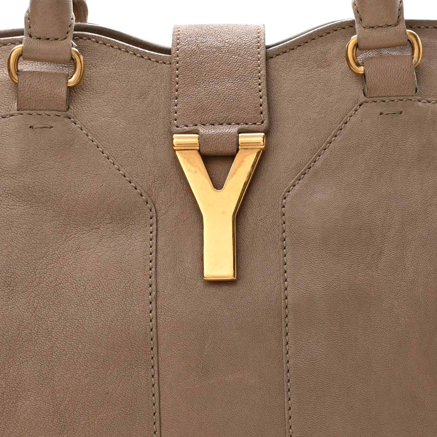 Saint Laurent Sheepskin Large Cabas ChYc Beige 8 of 12