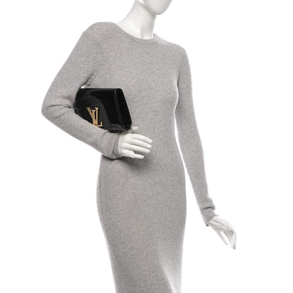 Louis Vuitton Patent Neo Sobe Louise EW Clutch Black 2 of 7