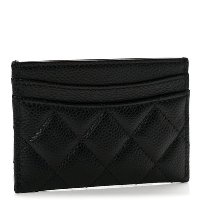 Chanel Caviar Quilted Card Holder Black 3 of 8