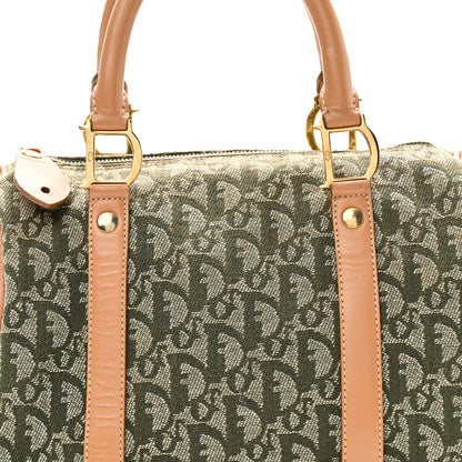 Christian Dior Monogram Boston Green 8 of 10