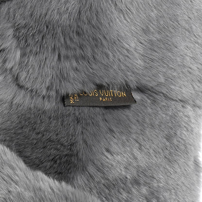 Louis Vuitton Rabbit Fur Echarpe Rex Stole Grey 3 of 3