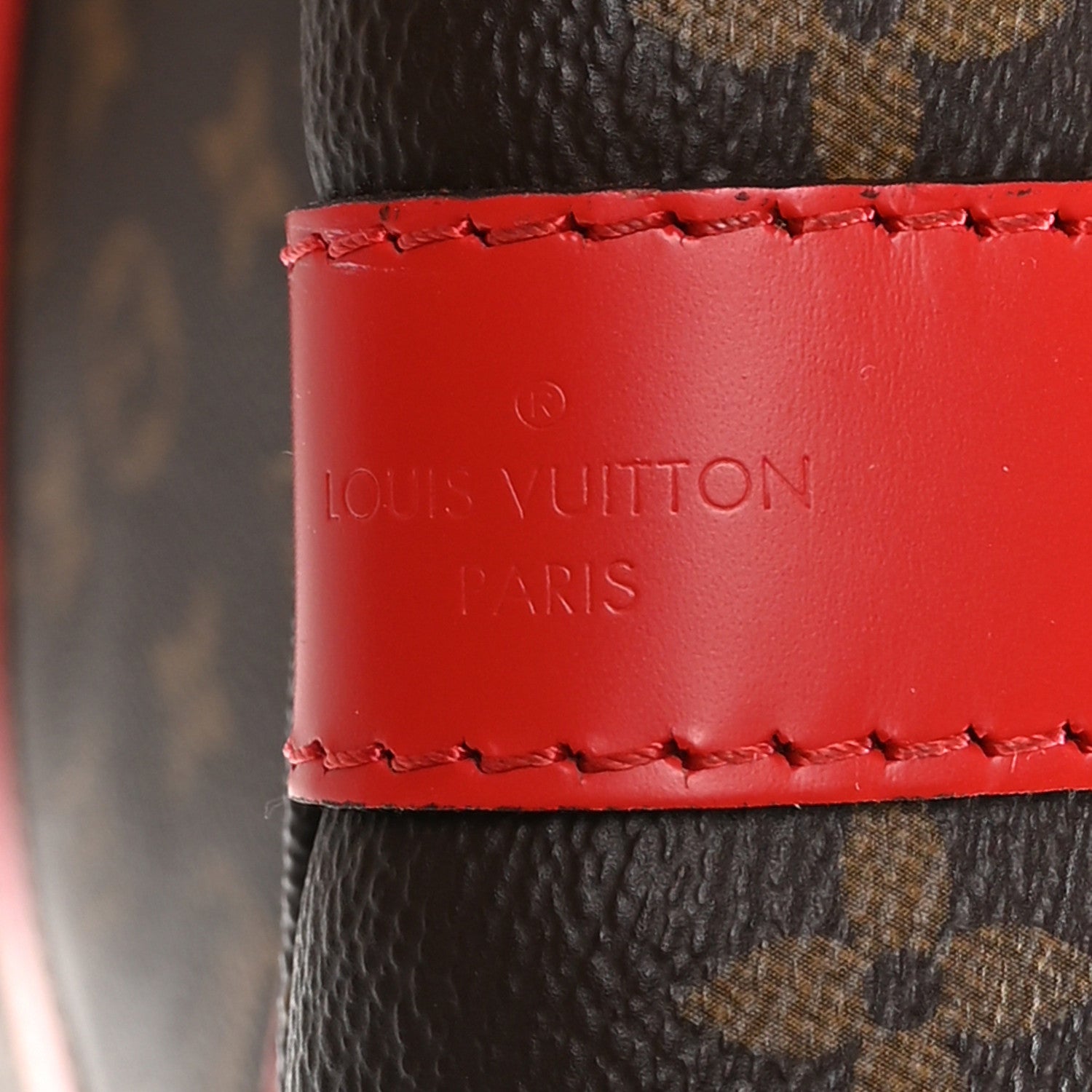 Louis Vuitton Calfskin Monogram Keepall Bandouliere 50 Coquelicot 5 of 8