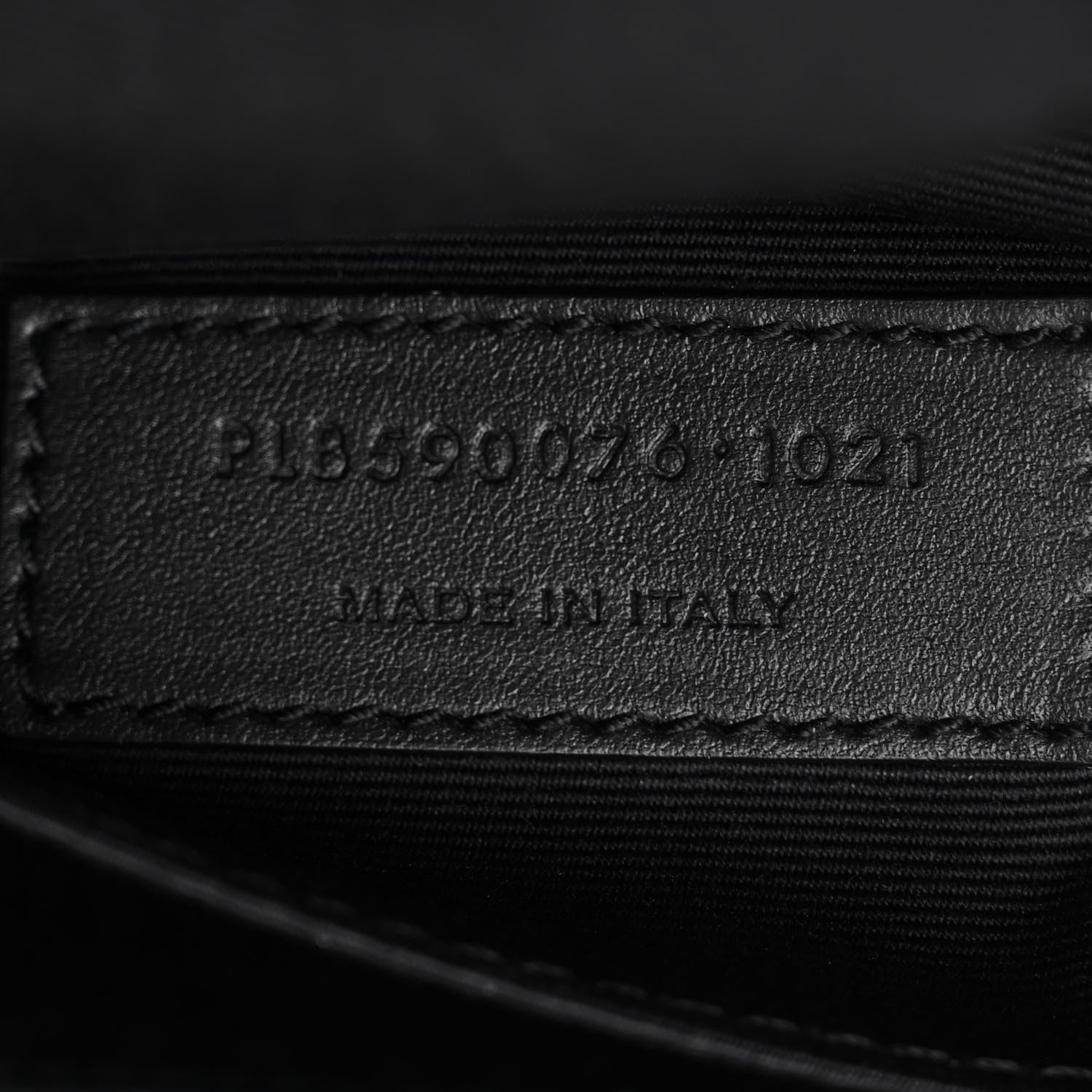Saint Laurent Lambskin Monogram Belt Bag Black 7 of 10