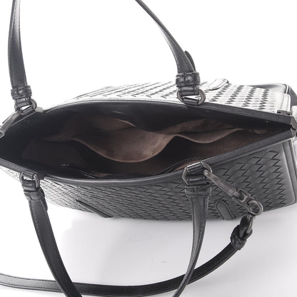 Bottega Veneta Nappa Intrecciato Satchel Nero Black 5 of 8