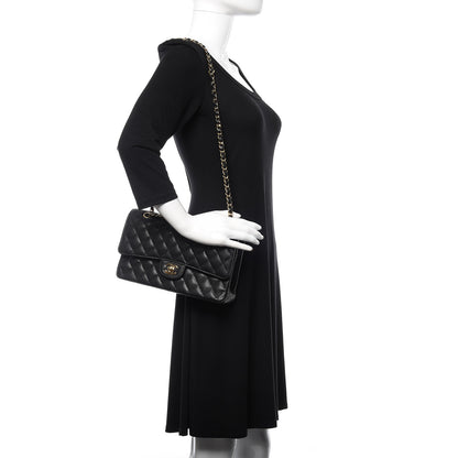 Chanel Caviar Quilted Medium Double Flap Black 2 of 11