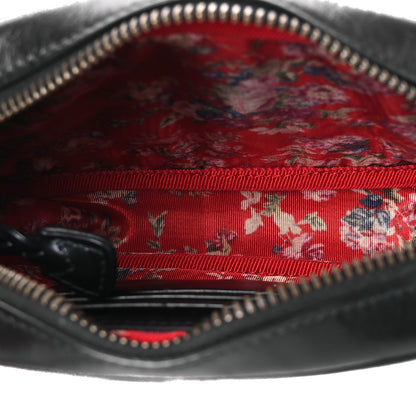 Gucci Calfskin Trapuntata Web Mini GG Shoulder Bag Black 5 of 10