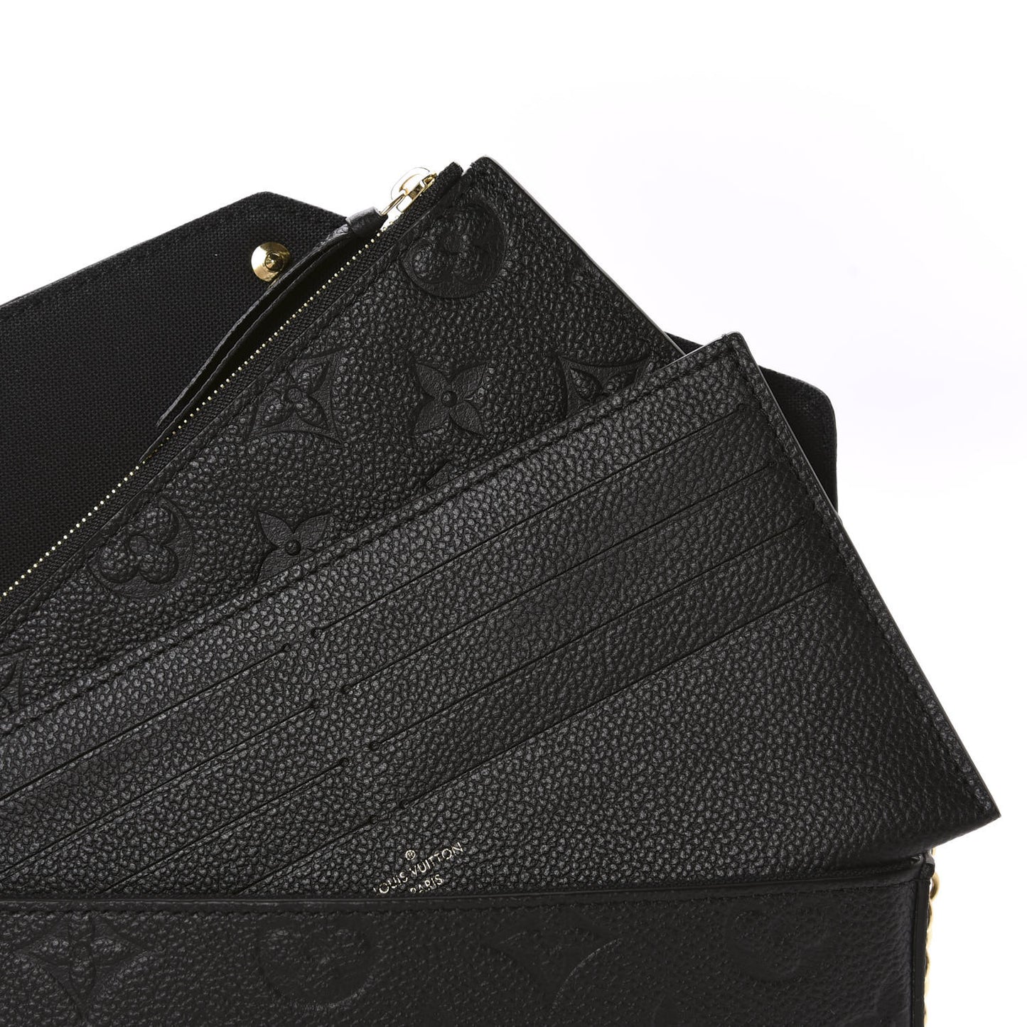 Empreinte Pochette Felicie Chain Wallet Black