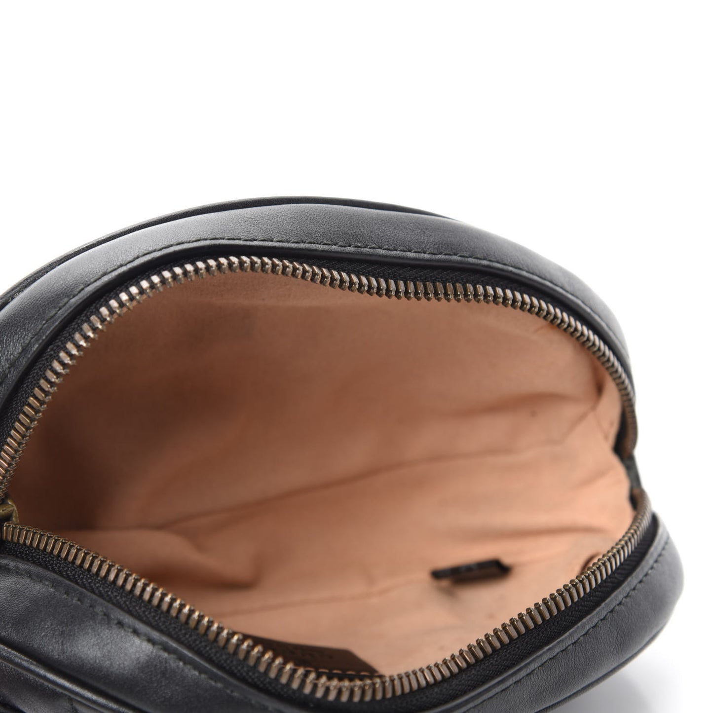 Calfskin Matelasse GG Marmont Belt Bag 85 34 Black