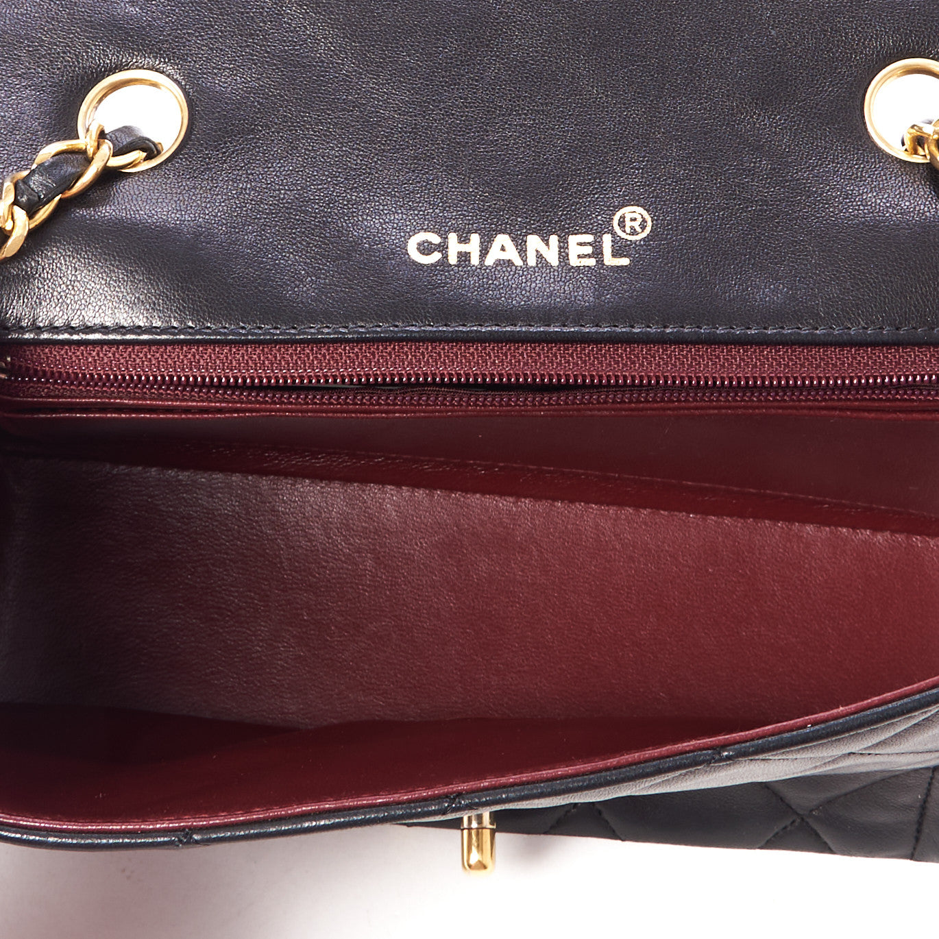 Chanel Lambskin Quilted Small Single Flap Black 7 of 10