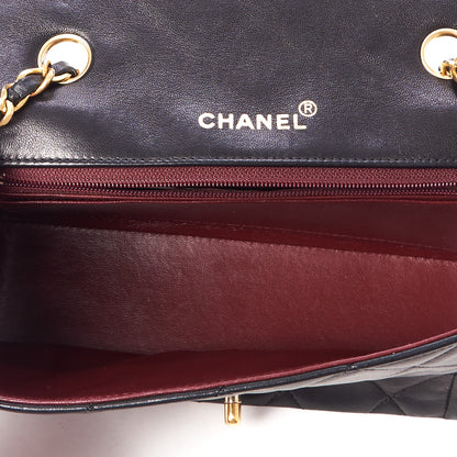 Chanel Lambskin Quilted Small Single Flap Black 7 of 10