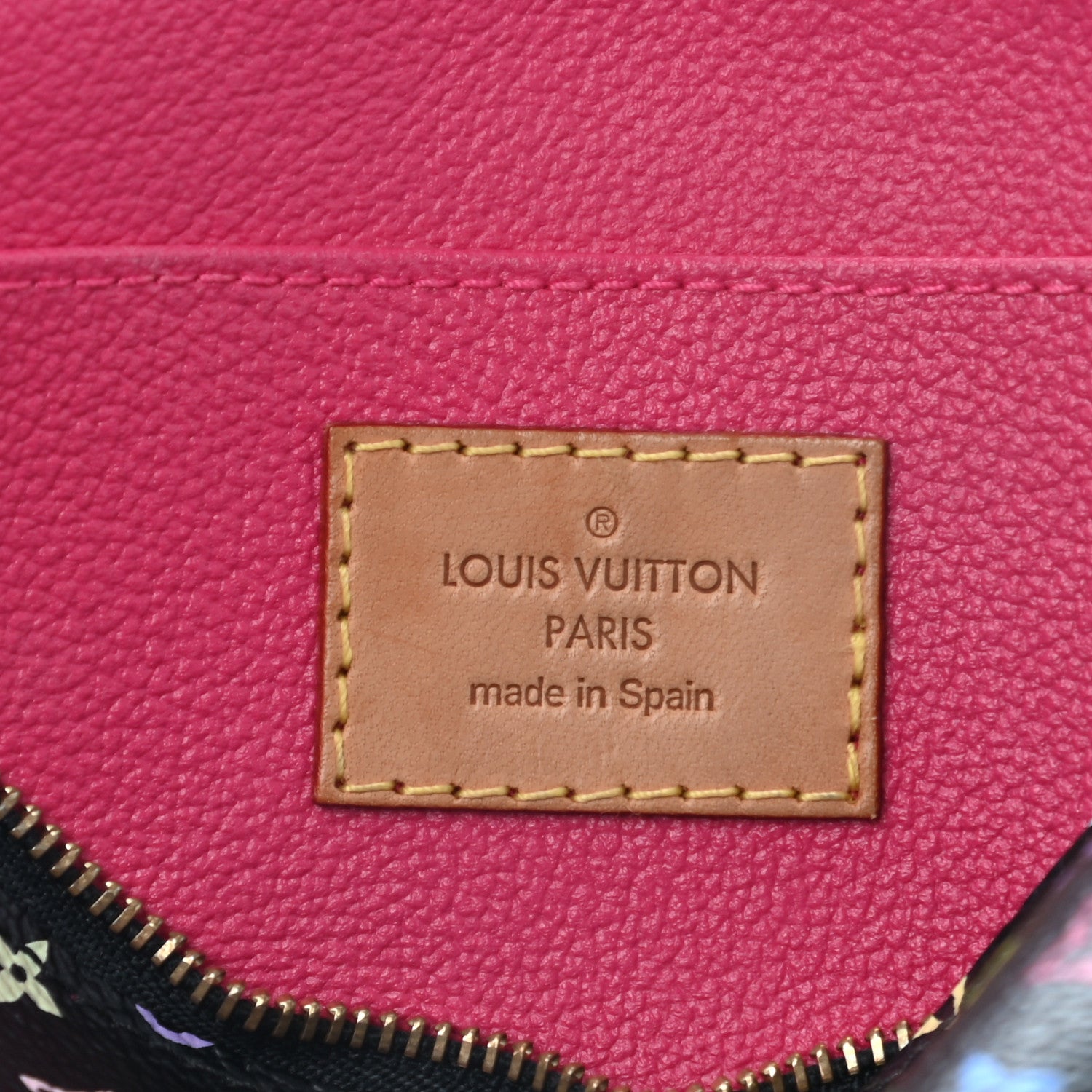 Louis Vuitton Monogram Multicolor Cosmetic Pouch Black Grenade 6 of 10