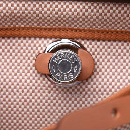 Hermes Vache Hunter Criss Viking Herbag Zip Retourne 31 PM Ecru Beige Naturel 12 of 14