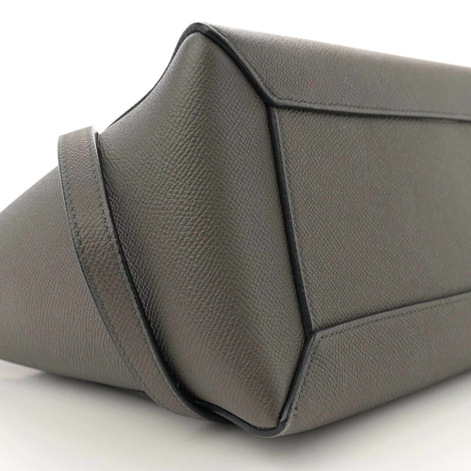 Celine Grained Calfskin Micro Belt Bag Grey 9 of 14