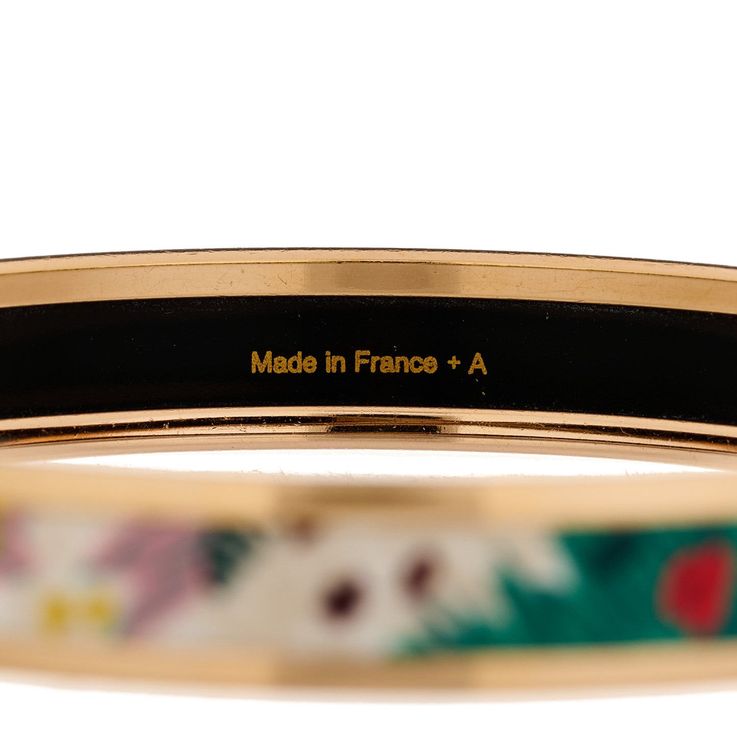 Enamel Printed Narrow Dans Un Jardin Anglais Bracelet 65 Arts And Crafts